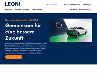 Website von LEONI AG