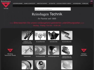 Website von Reinshagen Technik GmbH & Co. KG