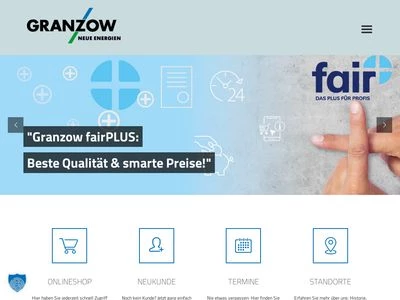 Website von Ernst Granzow GmbH + Co. KG