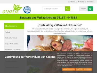 Website von Ovata