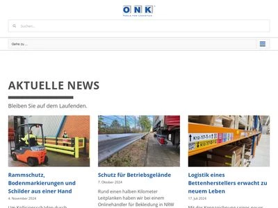 Website von ONK GmbH