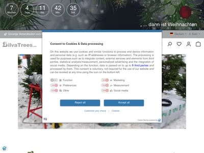 Website von SilvaTrees GmbH