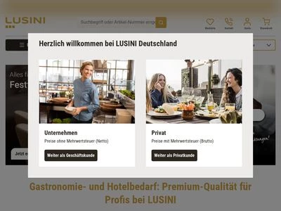 Website von LUSINI Deutschland GmbH