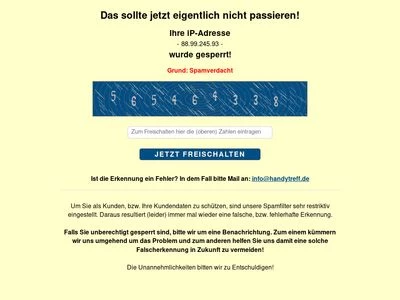 Website von Handytreff GmbH