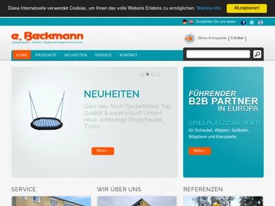 Website von E. BECKMANN e. K.