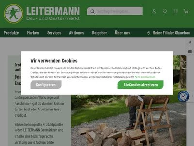 Website von LEITERMANN GmbH & CO. Fachmarkt KG