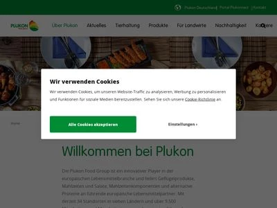 Website von Plukon GmbH