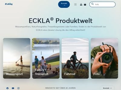 Website von Eckla GmbH