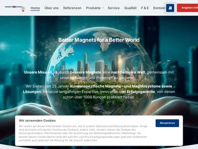 Website von Magnetworld AG