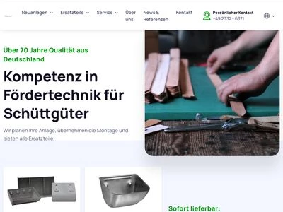 Website von Paul Hedfeld GmbH