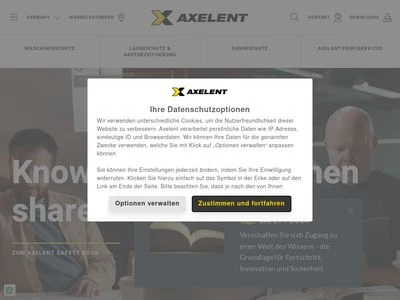 Website von Axelent GmbH