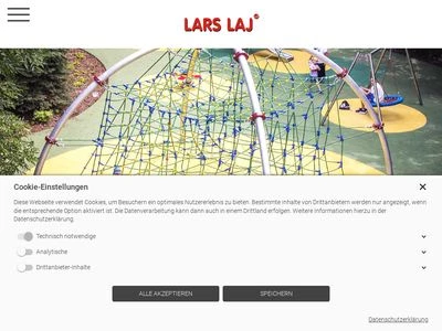 Website von Lars Laj Spielplatzgeräte e.K.