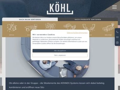 Website von KÖHL GmbH