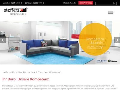 Website von Steffers GmbH & Co. KG