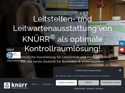 Website von Knürr GmbH