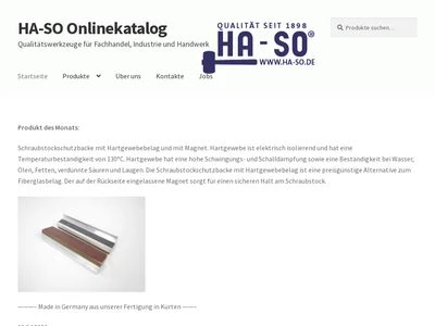 Website von E. Haarhaus Sohn GmbH & Co. KG