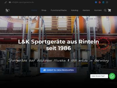 Website von L+K Metallbau GmbH