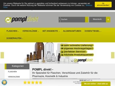 Website von POMPL direkt e.K.