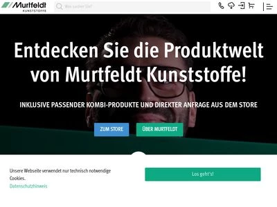 Website von Murtfeldt Kunststoffe GmbH & Co. KG