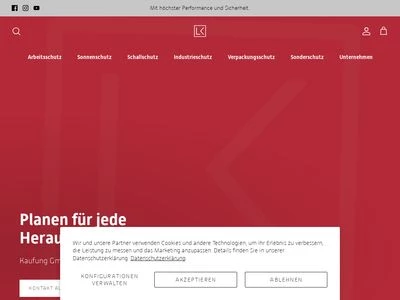 Website von Kaufung GmbH