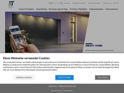 Website von Novoferm tormatic GmbH