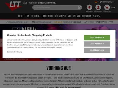 Website von LTT Group GmbH