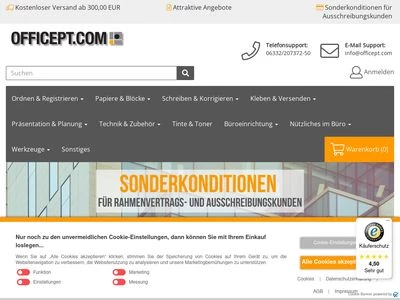 Website von TECSERV GmbH & Co. KG 