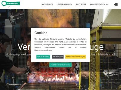 Website von SEWA-WERKZEUGE GmbH