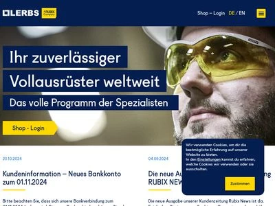 Website von Rubix GmbH