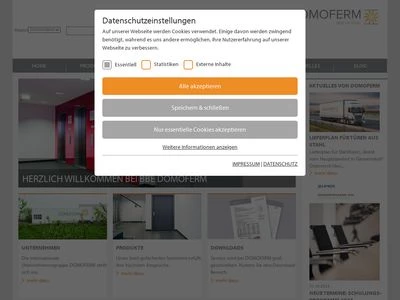 Website von DOMOFERM GmbH&CoKG