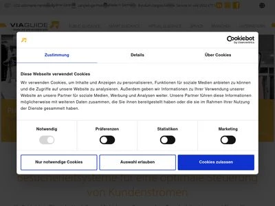 Website von Via Guide GmbH