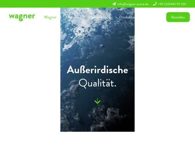 Website von ADOLF WAGNER GMBH