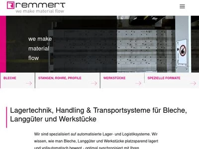 Website von Remmert GmbH