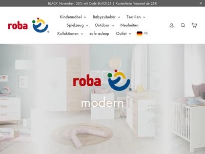 Website von Roba Baumann GmbH