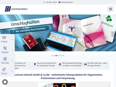 Website von Guntram Heinelt GmbH & Co KG