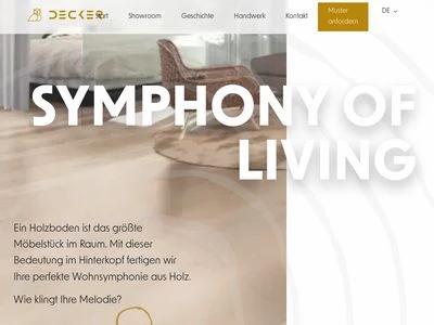 Website von Holzwerk A. Decker GmbH&Co.KG