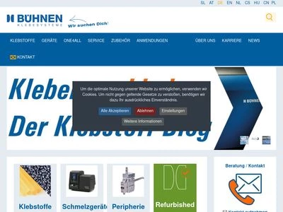 Website von Bühnen GmbH & Co. KG