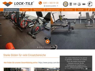 Website von Lock-Tile GmbH