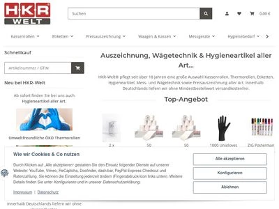 Website von Handelsagentur Karsten Rump