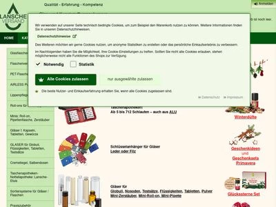 Website von LANSCHE VERSAND GMBH