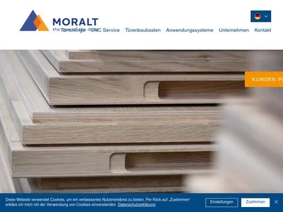 Website von Moralt AG