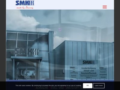 Website von SMK GmbH