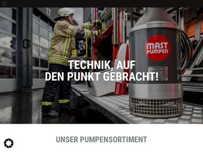 Website von Mast Pumpen GmbH