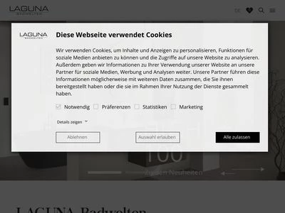 Website von puris Bad GmbH & Co. KG