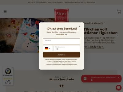 Website von Chr. Storz GmbH & Co. KG