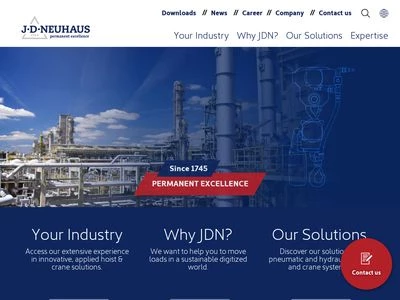 Website von J.D. Neuhaus GmbH & Co. KG