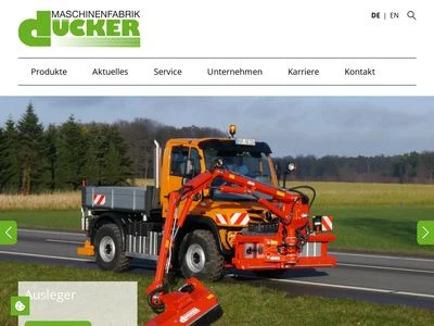 Website von Gerhard Dücker GmbH & Co. KG