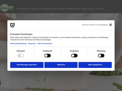 Website von Hubert Bahlmann GmbH & Co. Versandschlachterei Spezialmischfutterwerk KG