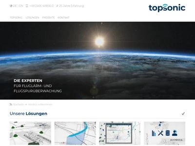 Website von Topsonic Systemhaus GmbH