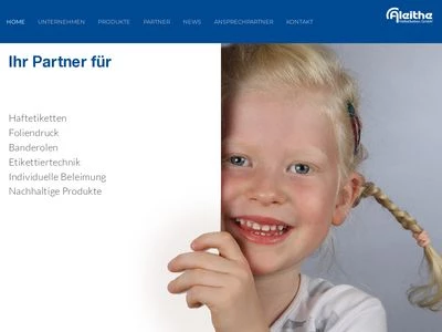 Website von Aleithe Haftetiketten GmbH